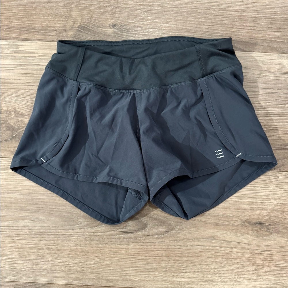 Girls  Blue Athletic Shorts